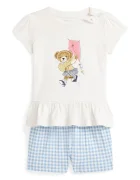 Polo Ralph Lauren Бебешки памучен комплект