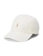 Polo Ralph Lauren бейзболна шапка дамска от памук бежова 211912843