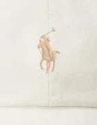 Polo Ralph Lauren бейзболна шапка дамска от памук бежова 211912843