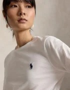 Polo Ralph Lauren блуза с дълги ръкави дамска от памук бяла 211B14604