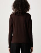 Polo Ralph Lauren блуза с дълги ръкави дамска от памук кафява 211B14604