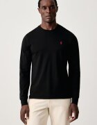 Polo Ralph Lauren блуза с дълги ръкави мъжка от памук черна 710671468
