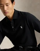 Polo Ralph Lauren блуза с дълги ръкави мъжка от памук с еластан черна 710955081