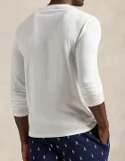 Polo Ralph Lauren Блуза с дълги ръкави мъжка в бяло с изчистен дизайн 714844759004
