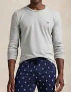 Polo Ralph Lauren Блуза с дълги ръкави мъжка в сиво с изчистен дизайн 714844759003