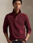 Polo Ralph Lauren блуза с дълги ръкави от памук бордо 710680790