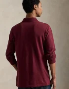 Polo Ralph Lauren блуза с дълги ръкави от памук бордо 710680790