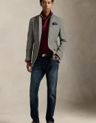 Polo Ralph Lauren блуза с дълги ръкави от памук бордо 710680790