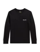 Polo Ralph Lauren блуза с дълги ръкави за деца от памук черна 323B29159001