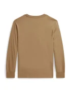 Polo Ralph Lauren блуза с дълги ръкави за деца от памук кафява 323B27277001