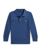 Polo Ralph Lauren блуза с дълги ръкави за деца от памук синя 322703634501