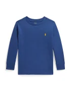 Polo Ralph Lauren блуза с дълги ръкави за деца от памук синя 322854677510
