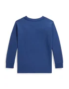Polo Ralph Lauren блуза с дълги ръкави за деца от памук синя 322854677510