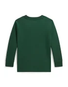Polo Ralph Lauren блуза с дълги ръкави за деца от памук зелена 322854677511