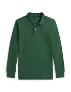 Polo Ralph Lauren блуза с дълги ръкави за деца от памук зелена 323703634502