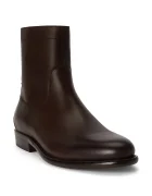 Polo Ralph Lauren боти с връзки мъжки от кожа Owen Zip Bt кафяви 811P15889002