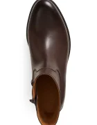 Polo Ralph Lauren боти с връзки мъжки от кожа Owen Zip Bt кафяви 811P15889002