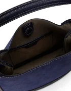 Polo Ralph Lauren чанта дамска от велур тъмносиня 428P11042