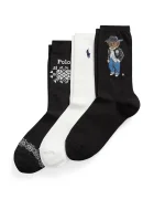 Polo Ralph Lauren чорапи дамски 3 броя черни 455P18210