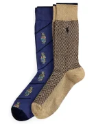 Polo Ralph Lauren чорапи мъжки с памук тъмносини 449P22347