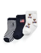 Polo Ralph Lauren чорапи за деца 3 броя тъмносини 441P11061001
