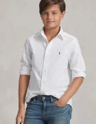 Polo Ralph Lauren Детска памучна риза в бяло 323677133001