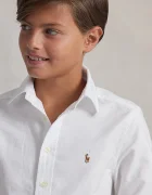 Polo Ralph Lauren Детска памучна риза в бяло 323677133001