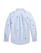 Polo Ralph Lauren Детска памучна риза в синьо 323878876001