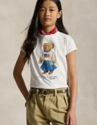 Polo Ralph Lauren Детска памучна тениска в бяло 313A98403001
