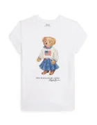 Polo Ralph Lauren Детска памучна тениска в бяло 313A98403001