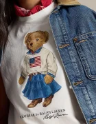 Polo Ralph Lauren Детска памучна тениска в бяло 313A98403001