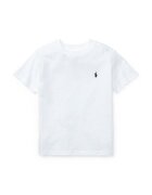 Polo Ralph Lauren Детска памучна тениска в бяло с изчистен дизайн