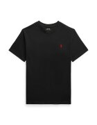Polo Ralph Lauren Детска памучна тениска в черно с изчистен дизайн