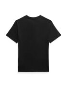 Polo Ralph Lauren Детска памучна тениска в черно с изчистен дизайн