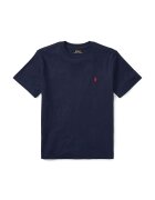 Polo Ralph Lauren Детска памучна тениска в тъмносиньо с изчистен дизайн