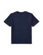 Polo Ralph Lauren Детска памучна тениска в тъмносиньо с изчистен дизайн