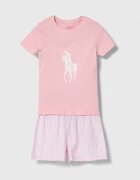 Polo Ralph Lauren Детска пижама в розово с десен