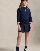 Polo Ralph Lauren Детска пола в тъмносиньо къса разкроена