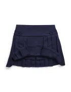Polo Ralph Lauren Детска пола в тъмносиньо къса разкроена