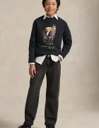 Polo Ralph Lauren Детски памучен суичър в черно с принт 323A10261002