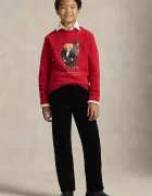 Polo Ralph Lauren Детски памучен суичър в червено с принт 323A10261001