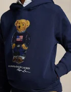 Polo Ralph Lauren Детски суичър в тъмносиньо с качулка с принт 323A10529001