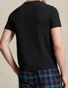 Polo Ralph Lauren домашна тениска мъжка от памук черна 714P18502