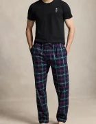 Polo Ralph Lauren домашна тениска мъжка от памук черна 714P18502