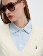 Polo Ralph Lauren елек дамски от вълна бежов 211949994