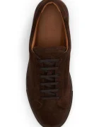 Polo Ralph Lauren Jermain Lux маратонки мъжки от велур кафяви 809P15705003