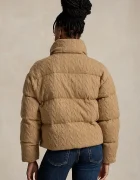 Polo Ralph Lauren капитонирано яке дамско с вълна кафяво 211A10457