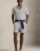 Polo Ralph Lauren къс панталон мъжки памучен бежов със стандартна талия 710B14506