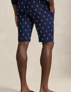 Polo Ralph Lauren Късо долнище на пижама мъжко в тъмносиньо с десен 714844765001