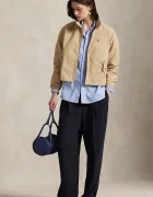 Polo Ralph Lauren късо яке дамско от деним бежово 211936442